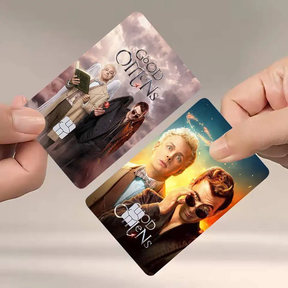 COOL good O-omens 4pcs 1Set Film Skin for Debit Credit Bank Visa Card Decal Cover