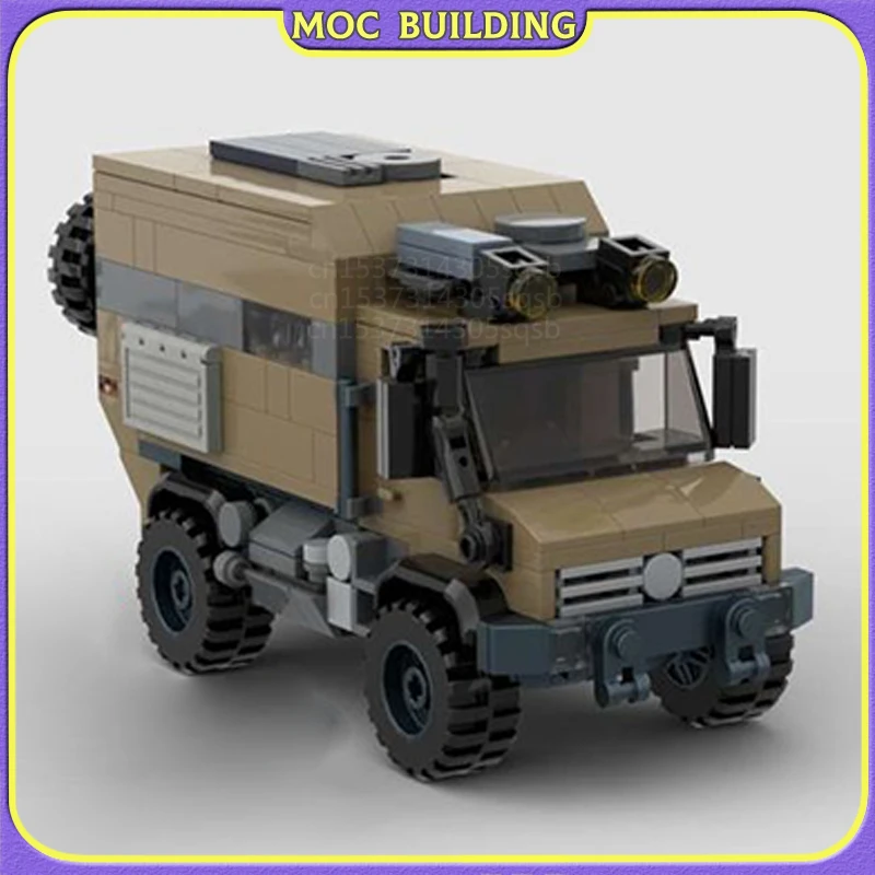 Building Block Unimog Camper Traffic Model  MOC Creative DIY Assembly Educational Technology Bricks Car Toys  Holiday Giftss