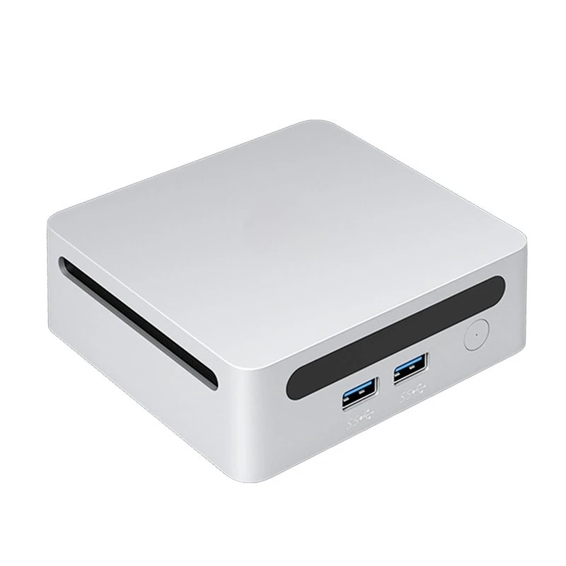 Low Power Mini PC Metal Silent Desktop Computer Small Form Factor Ryzen  Core Business Office Gaming Fanless Compact Host