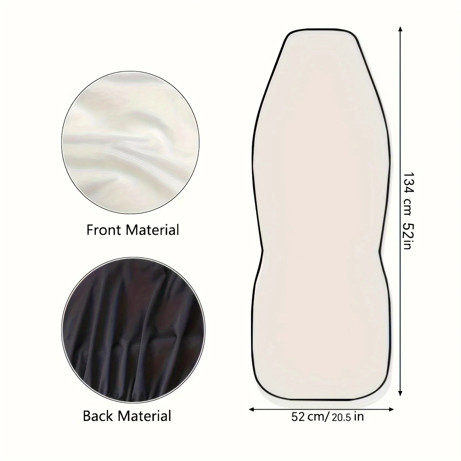 2pcs Aztec Southwest Pattern Universal Car Seat Covers, Polyester Fabric, Non-Slip, Breathable, Fits Most Cars - Front & Rear Se