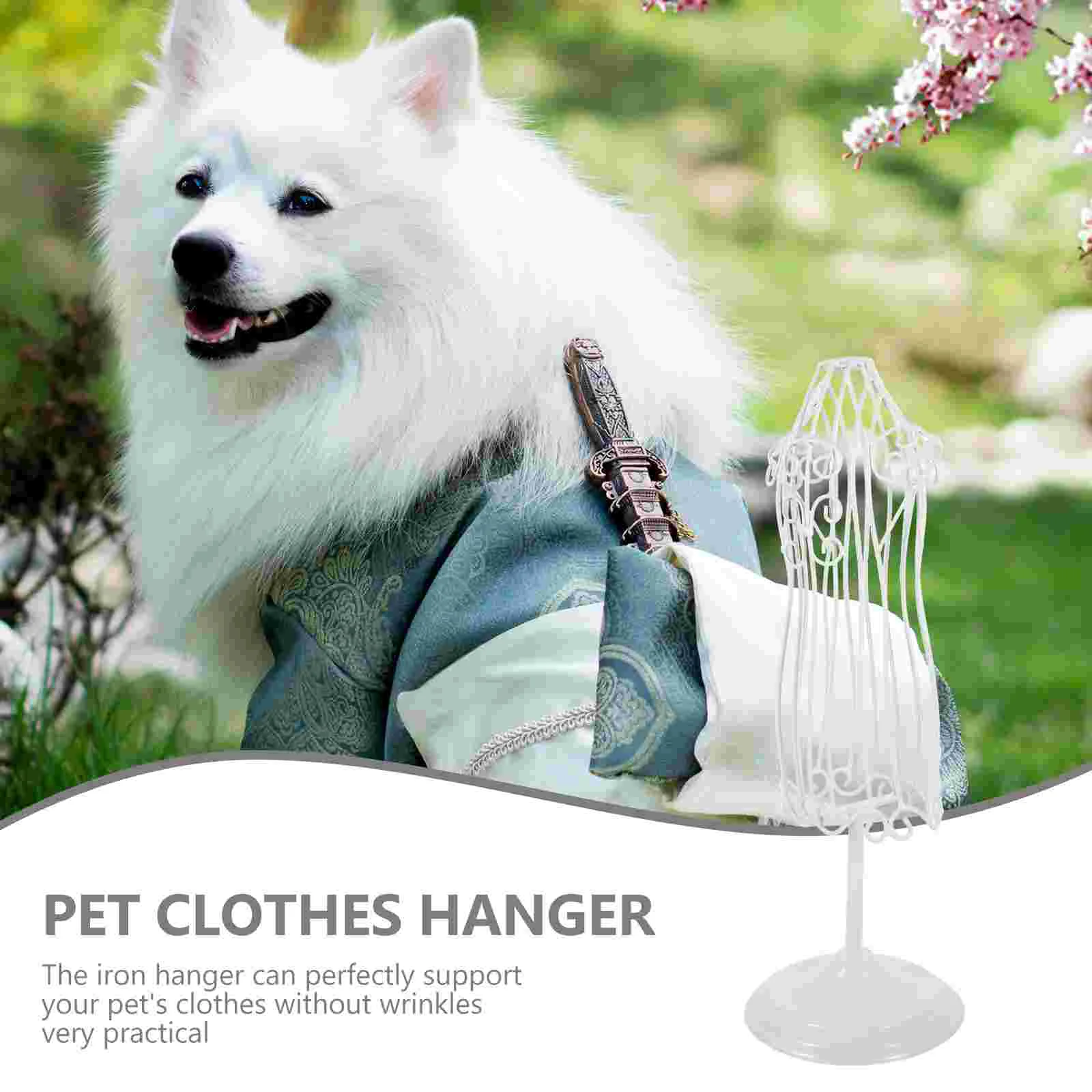 Puppy Apparel Hangers Iron Mannequin Stand Baby Model Display Kitten Clothes Infant Coat