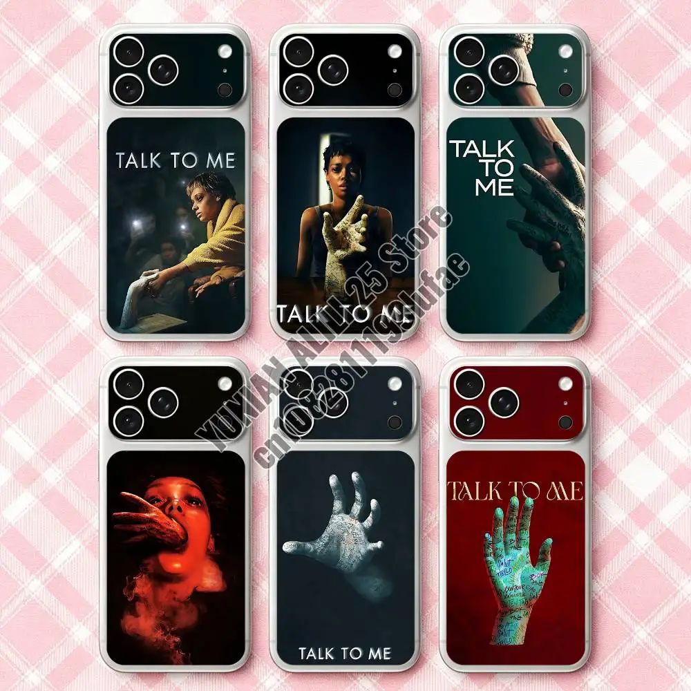 Severed Hand T-Talk To M-Me Removable UV Film for iPhone 17 Pro 18 ProMax Hydrogel Sticker