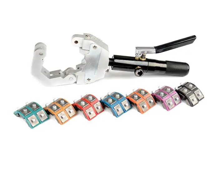 

Инструменты для обжима автомобильных шлангов кондиционера для ремонта труб кондиционера, набор для обжима шлангов FS-7842