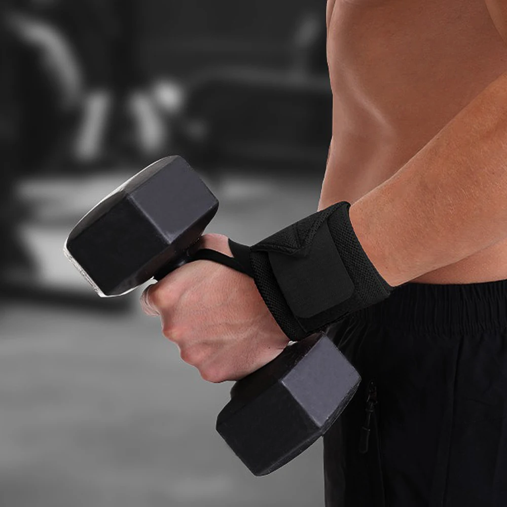 1 Para Stylowych Opasek na Nadgarstki do Fitnessu, Ochraniacze na Nadgarstki do Intensywnych Treningów, do Wyciskania na Ławce, Martwego Ciągu, Ochraniacze na Nadgarstki — zdjęcie 6