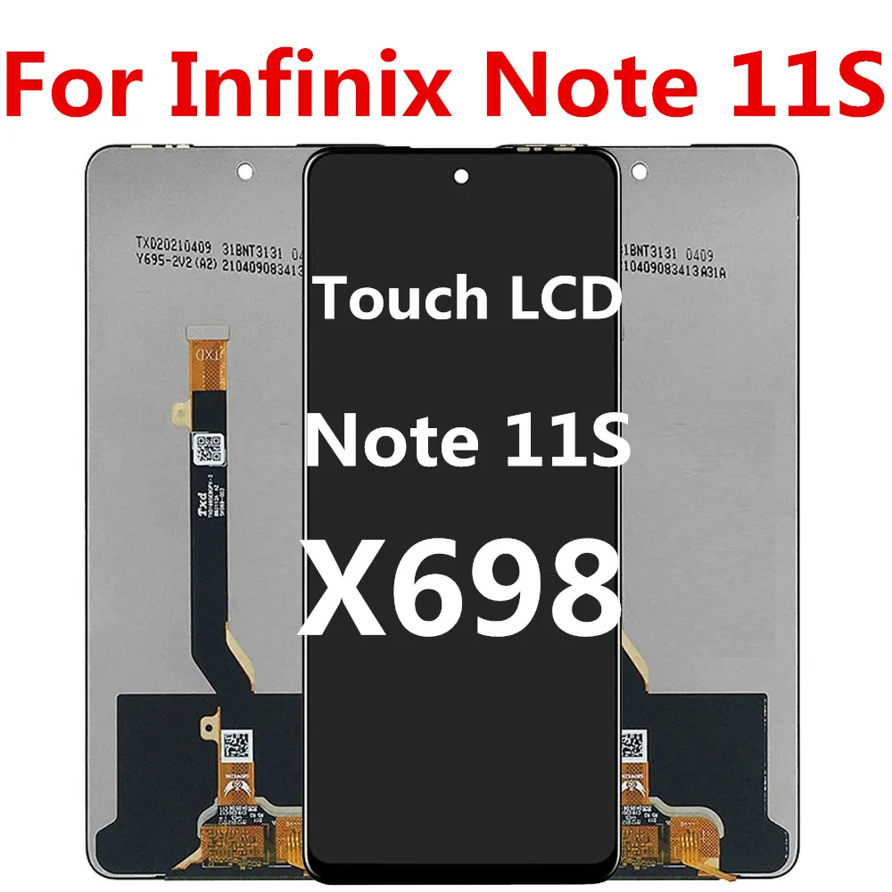 

6.95'' Original For Infinix Note 11s X698 LCD Display Touch Screen Replacement Digitizer Assembly