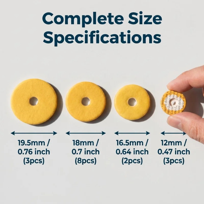 16-hole closed-hole Flute sealing pad replacement pad suitable for daily practice band performances and outdoor performances