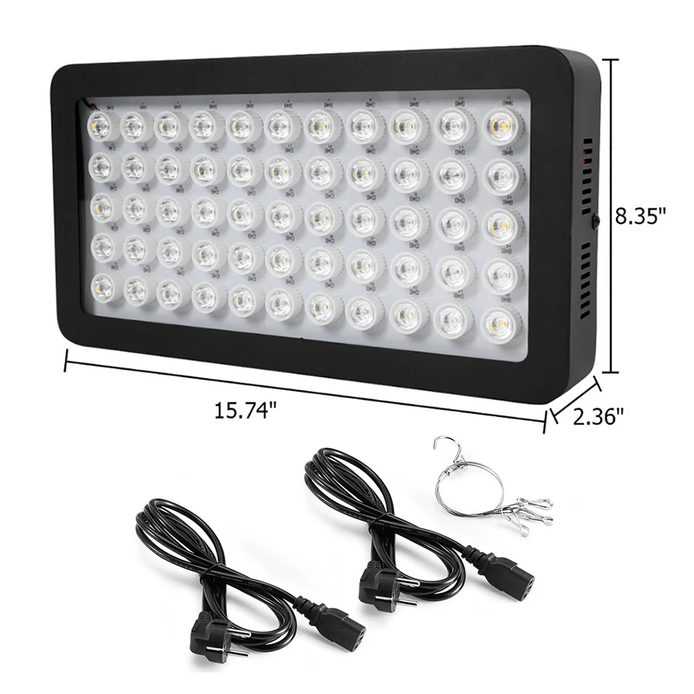 Imagem -05 - Dimmable Led Fish Tank Light Marine Reef Coral Lamp For Underwater Plant Grow Iluminação para Água Salgada e Doce Luzes de Aquário 165w