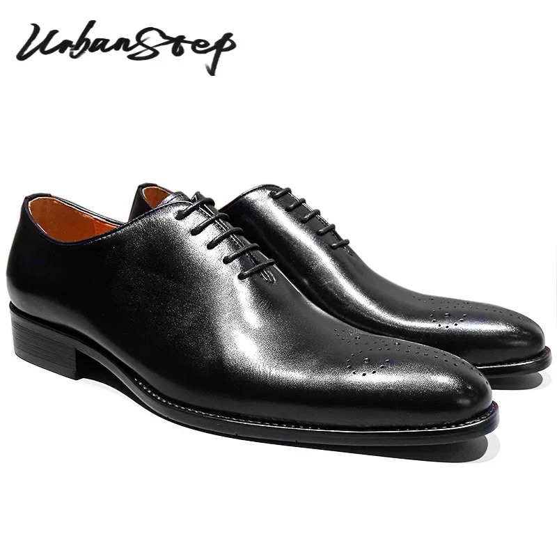 

2024 WINTER MEN OXFORD SHOES LACE UP BLACK POINTED TOE POLISHING MENS DRESS SHOES BUSINESS WEDDING LEATHER SHOES FOR MEN