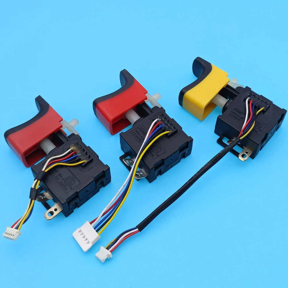 1 قطعة FA021A-69 التبديل 5 سلك DC7.2-24V 20A 25A الحفر الكهربائية الزناد التبديل أداة السلطة التحكم في السرعة التبديل اتصال محول #5