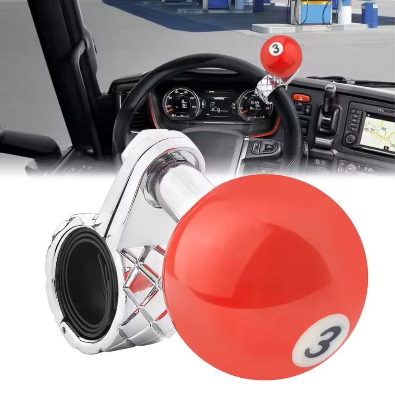 

Universal Car Steering Wheel Power Ball Resin Aluminum Alloy Auxiliary Control Knob Modification Parts Car Accessories
