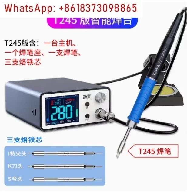 AIXUN T3A 200W Intelligent Soldering Station Compatibility JBC T245 T12 936 Handle for Phone PCB Board Welding Repair Tool