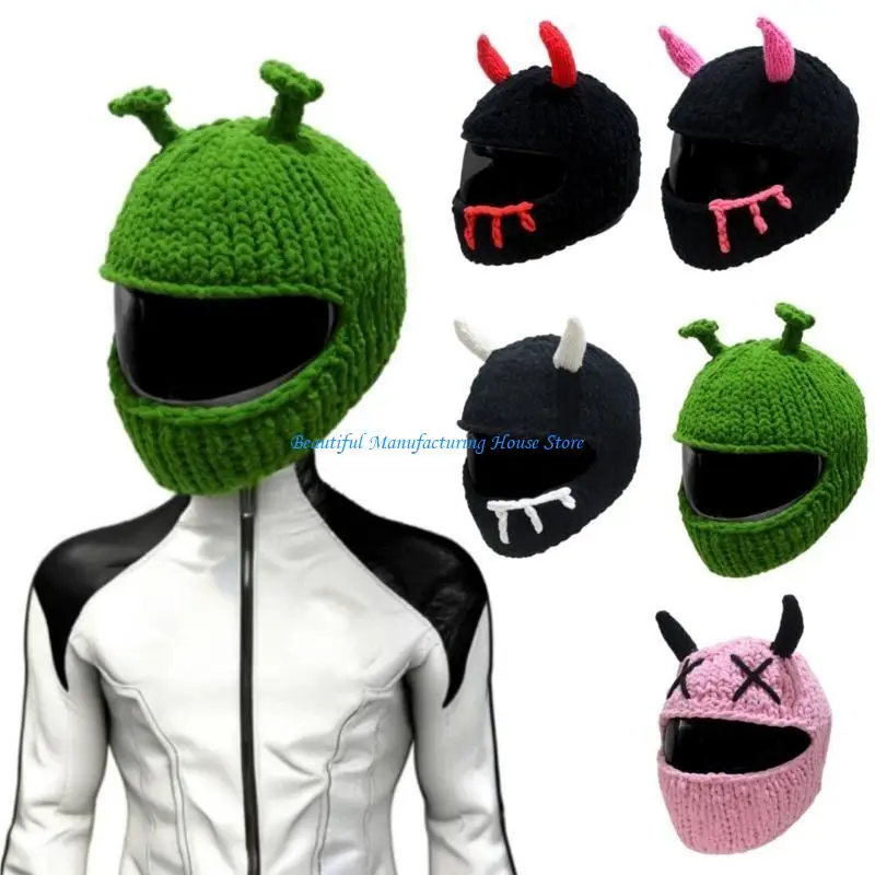E56A Plush Helmets Protective Cover For Dirt And Scratch Prevention Motorcycling Gear