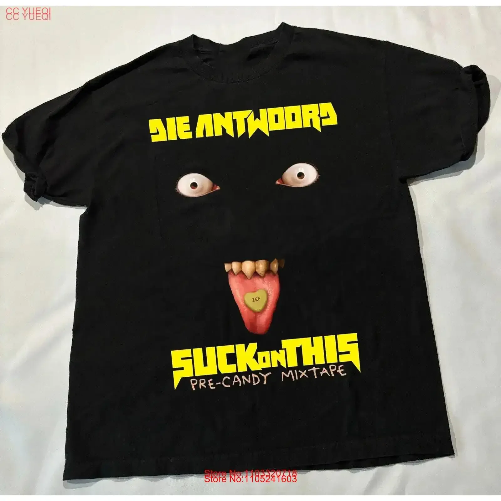 Die Antwoord SUCK ON THIS Album Hip Hop Rap S to 5XL T shirt vintage Washed streetwear Breathable Casual Top For Everyday Wear