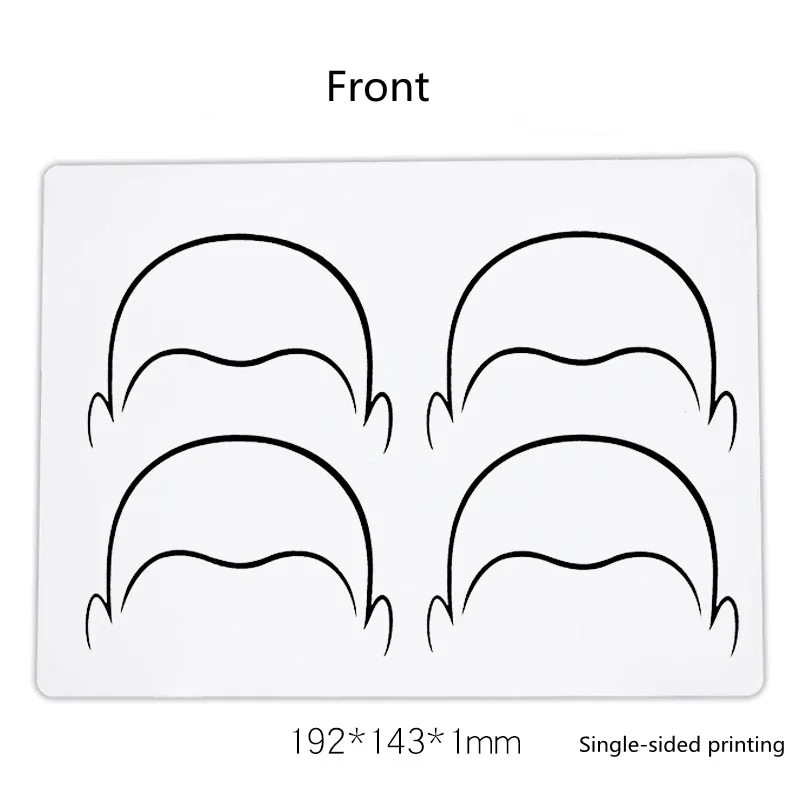 1pc Soft Silicone Scalp Micropigmentation Tattoo Practice Skin Microblading Hairline Design Training Skin SMP Makeup Accessories