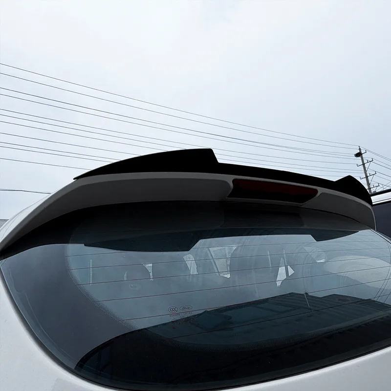 For Ford Fiesta MK7 2008-2017 Car Rear Roof Spoiler Tail Wing Trim Trunk Lip Splitter Styling Body Kits Tuning Car Accessories view 4
