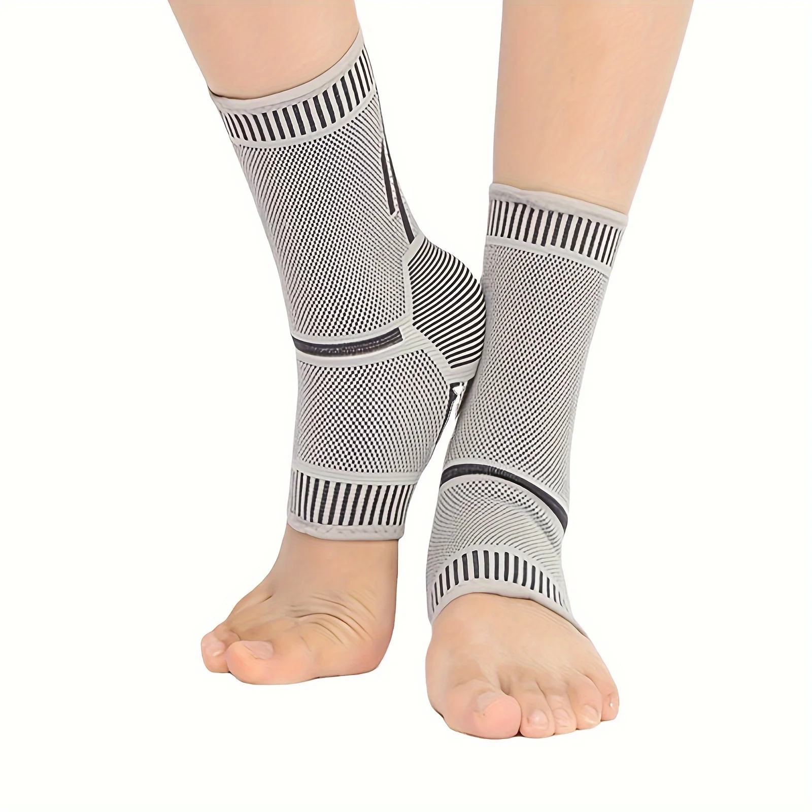 Graphene Moxa Ankle Brace Support for Sports Injury Prevention Windproof Cold Weather Warm Compression Breathable