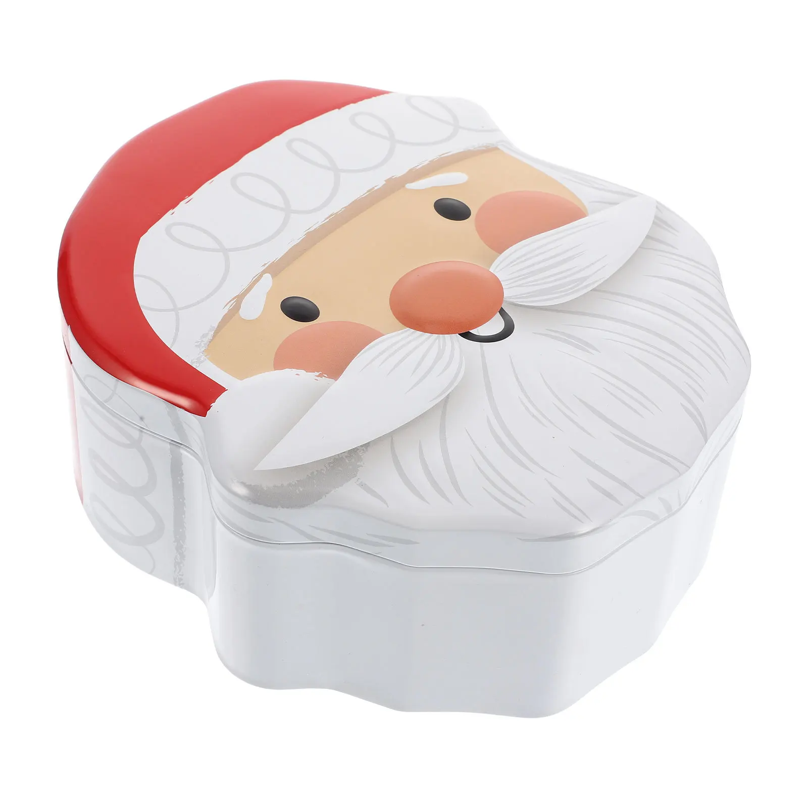 

Christmas Iron Candy Box Portable Organizer Stylish Xmas Gift Box Party Supplies Festival Adorable Candy Container