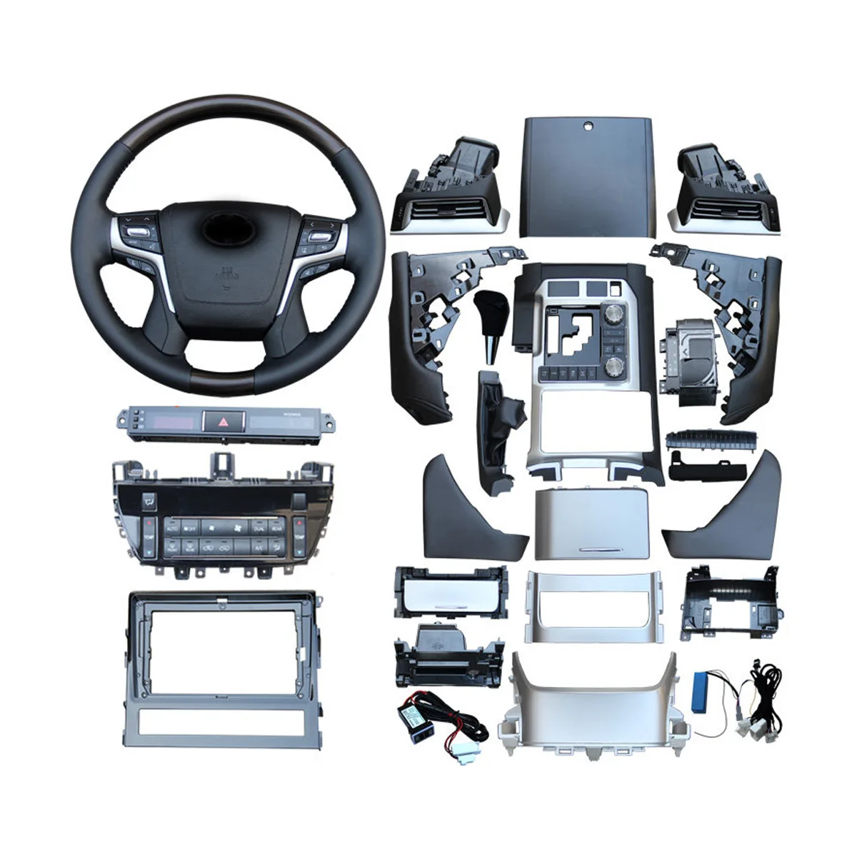 

For Toyota Land Cruiser Prado FJ200 Lc200 2008-2015 Interior Modification And Upgrade 2016-2021 Interior Kits Accessories Bumper