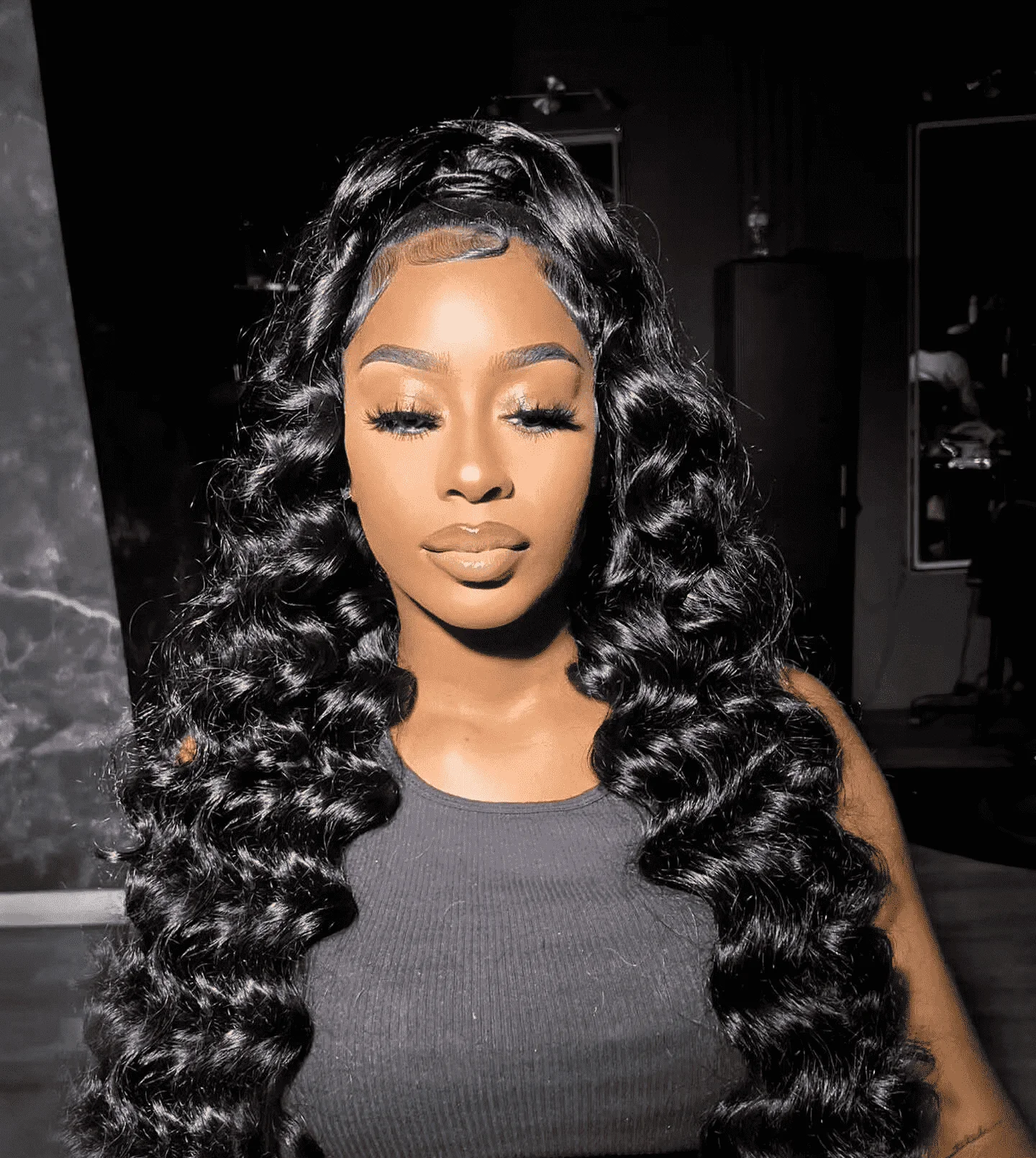 30 36 40 Inch Natural Color Loose Deep Wave Lace Front Wig 13x6 HD Lace Frontal Wig Pre‑Plucked Virgin Human Hair Wigs 13x4 5x5 Closure Wigs For Women