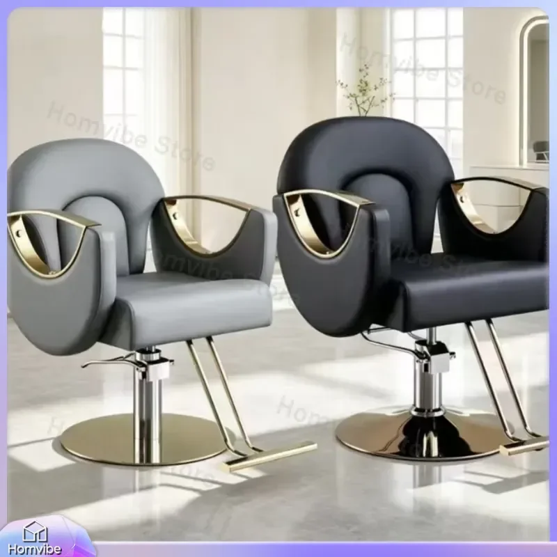 for Barber Chair Reclining Perm Dyeing Haircut Lift Lower Beauty Salon Chair Wholesale Manufacturer