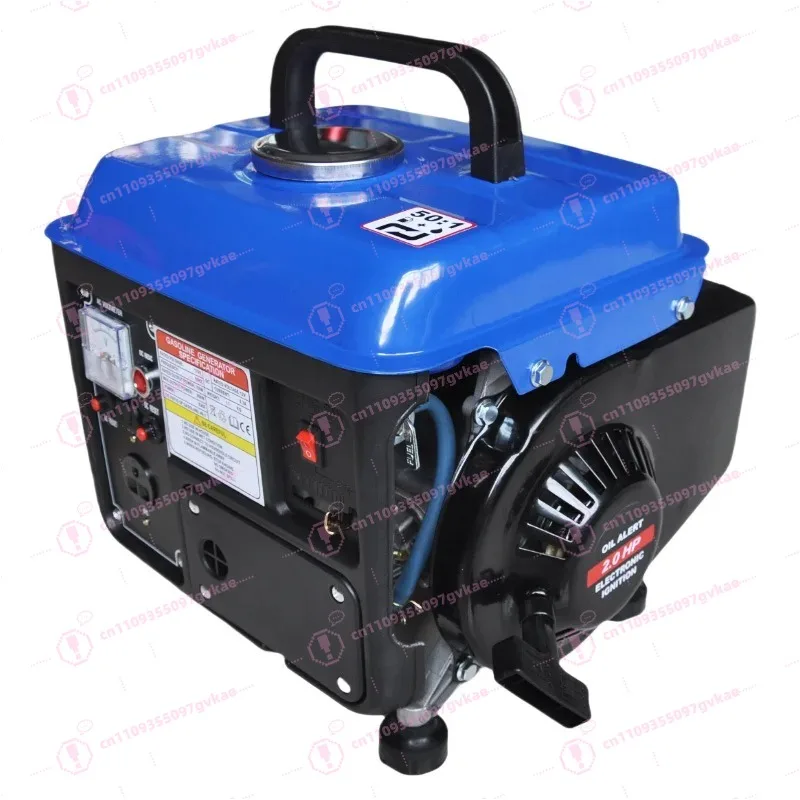 

Upgrade 110V 650W US Small Generator Mini Generator Mini Portable Household Camping Silent Manual Generator
