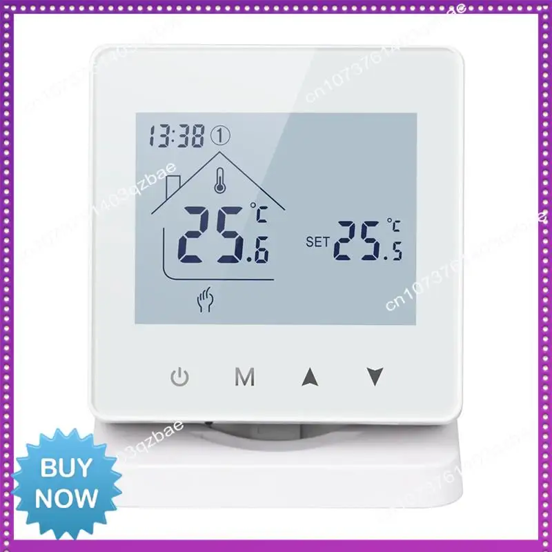 

Горячий Ltem Tuya умный беспроводной термостат для газового котла отопление комнаты RF домашний контроллер температуры программируемый термостат (B) Du