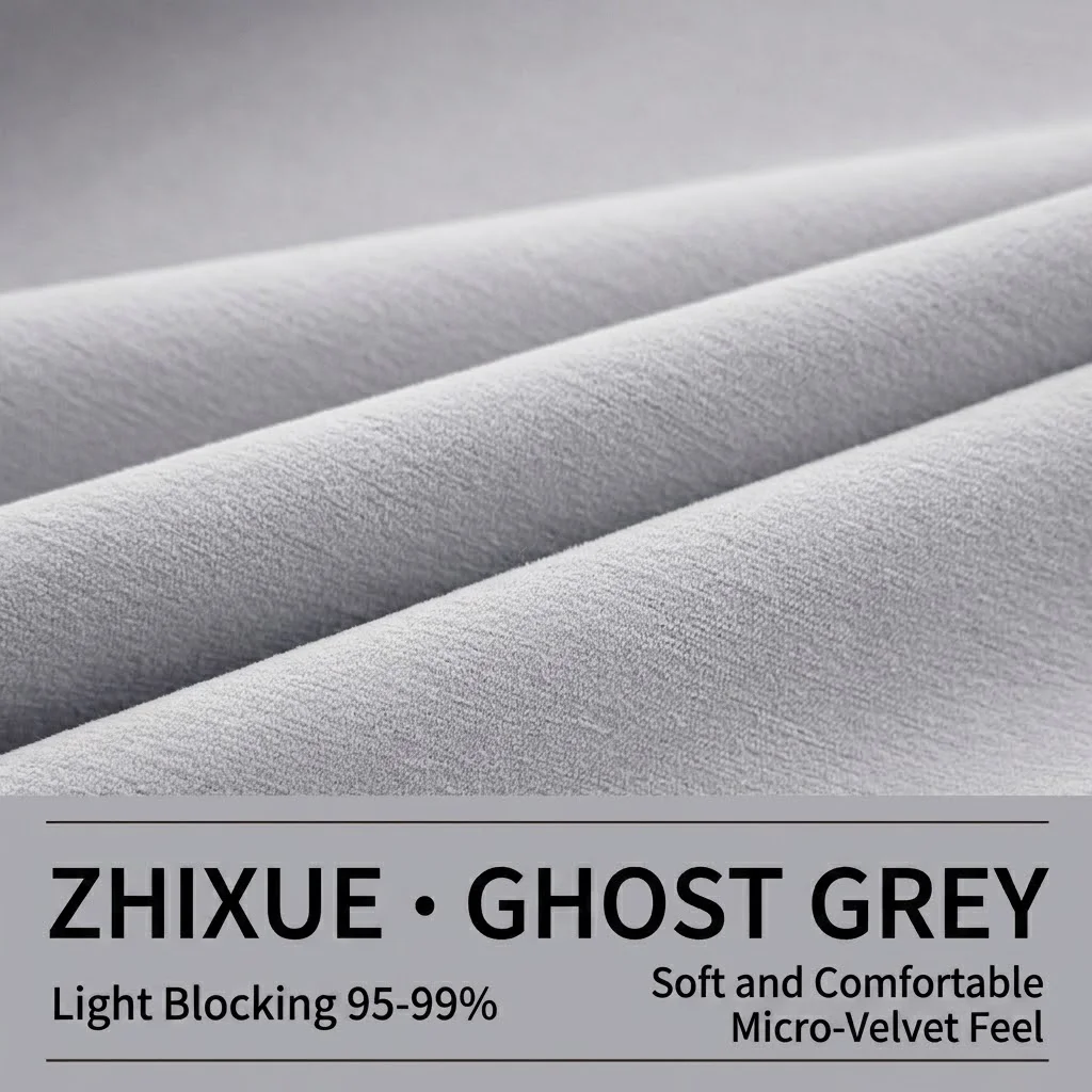 Modern Chenille High Blackout Curtains for Living Room Bedroom Physical Shading No Chemical Coating Heat-Set Shaped Window Drape