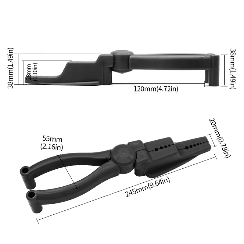 1 Stuks Nagelbevestigings-Tang Plastic Veiligheidsleider Gereedschap-Assistentie Tang Vinger Beschermer Knokkeltang Voor Het Hameren Van Spijker Schroef Tang