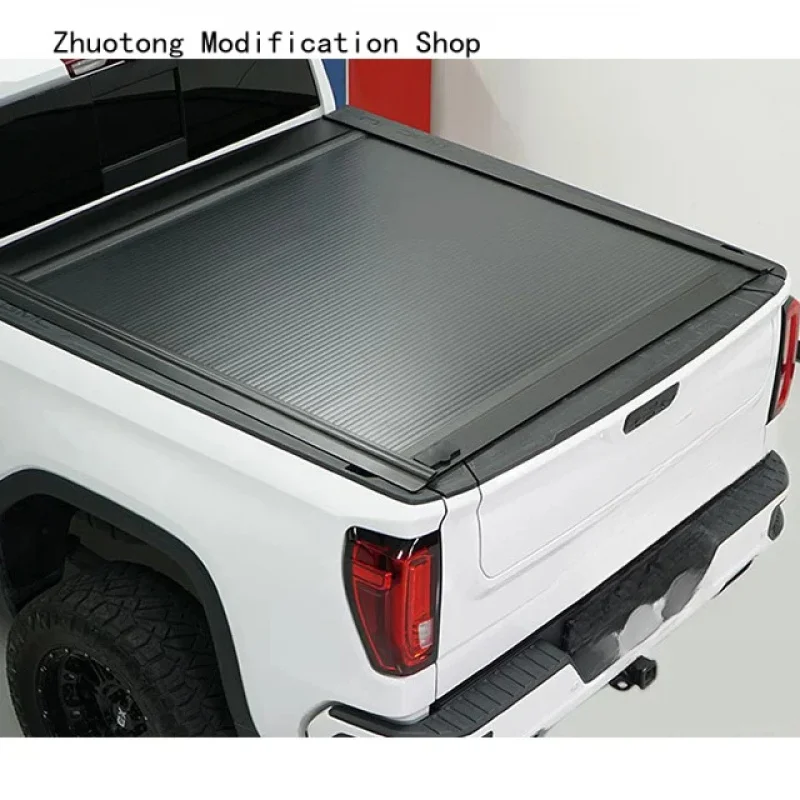 Performance Upgrade High Quality Roller Louver Pickup Truck Lathe Maverick Hard Aluminum Retractle Top Cover