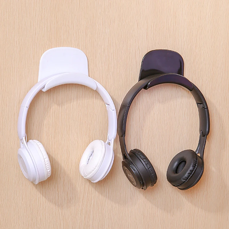 Universal Wall Mounted Headphone Stand Gaming Controller Holder Headset Display Rack Under Desk Hanger Hook For Earphone