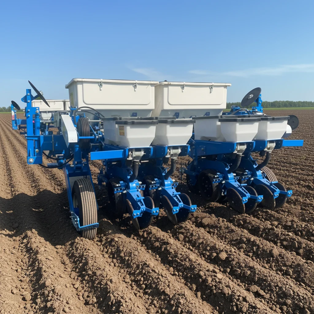 【HOT】Tractor Mounted 4 Row Precision Seeder Maize Corn Soybean Planter with Fertilizer Box Sowing Machine for Farm Agricultural