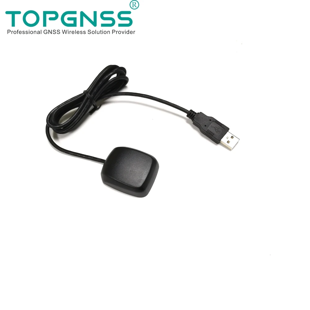 TOPGNSS GNSS USB GPS GLONASS receiver antenna cable3m GPS NMEA dual mode operation M8N module Performance comparable to Bu-353S4