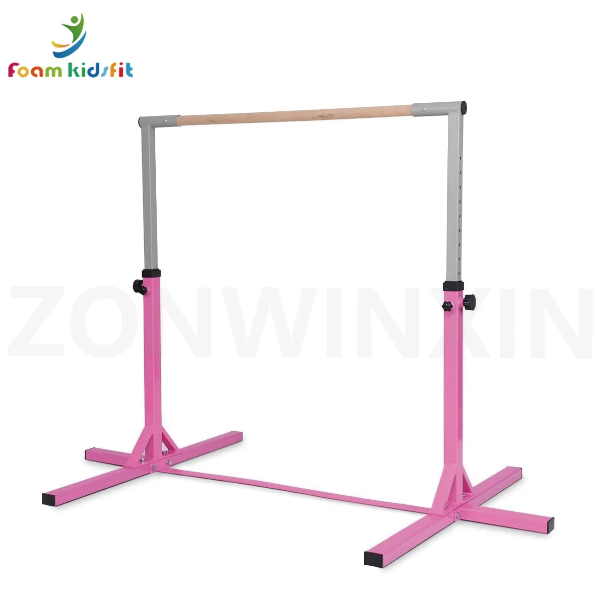 Factory Supply Customized Gymnastics Equipment Adjustable Gymnastics Horizontal Bar for Kids