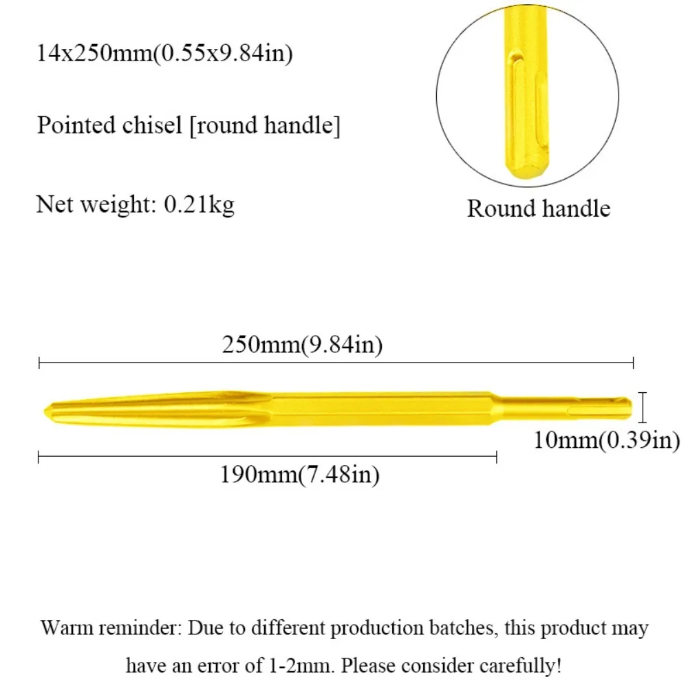 

Sharp and Flat Gouge Electric Hammer Drill Bit U-shaped Gouge Multi-Functional Power Tool Concrete Construction Drill Bit
