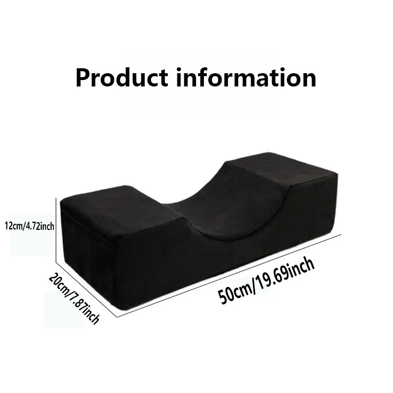 1pc Memory Foam Eyelash Extension Pillow - Neck Support for Comfortable Grafting and Makeup Application in Beauty Salons