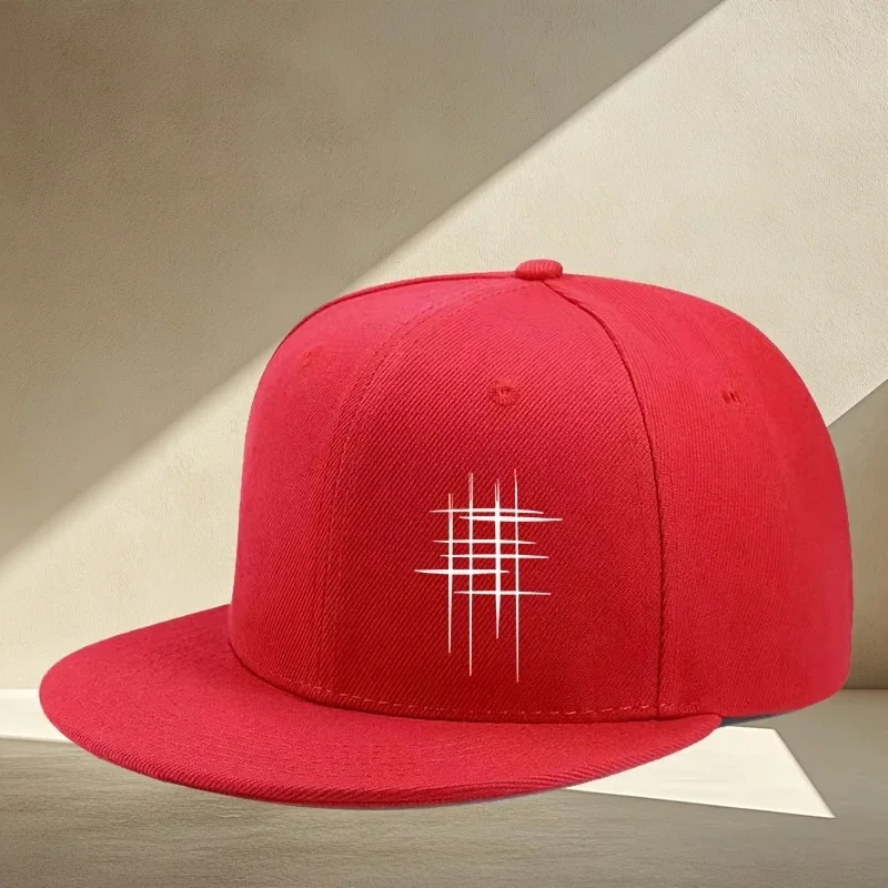 Casquette plate 2D - Flexible, unie, à visière plate, adaptée aux hommes et aux femmes, parfaite pour les tenues décontractées au quotidien, tendance