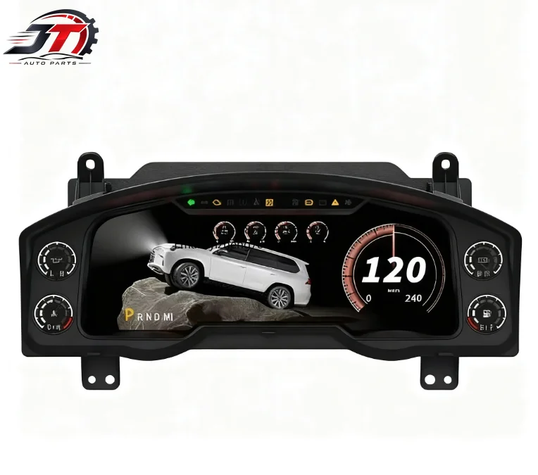 JT 12.3 Inch Car Digital Dashboard LCD Instrument Panel Speedometer Car Cluster with Linux System For 2008-2015 Lexus For LX570