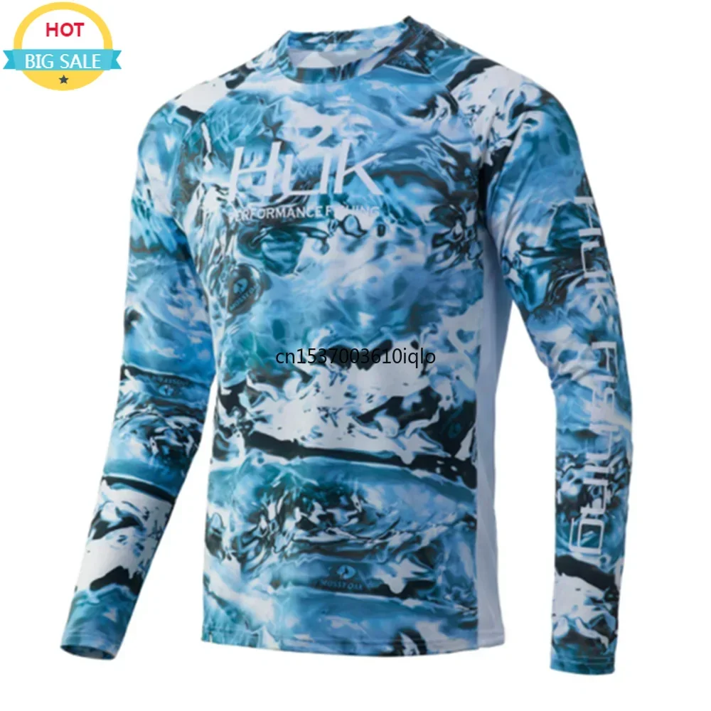 Vissen Shirt Mannen Outdoor Vissen Kleding Zomer Lange Mouw Vissen Pak Zonwering Ademend Visser Jersey Kleding