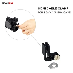 MAGICRIG HDMI Cable Clamp Lock Clamp for A6600 /A6500 /A6400 /A6300 /A6000 /G7 /GH4 /GH3 Camera Cage