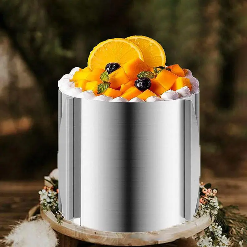 

Cake Rings for Baking 20 cm High Cake Form Round Mold Pastry Frame Supplies Decorating Tools Dessert cake rings