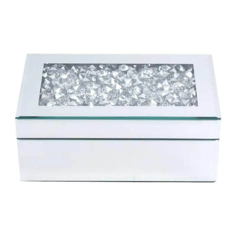 A52E Travel Friendly Jewelry Case Portable Necklaces Storage Box Elegant Jewelry Case