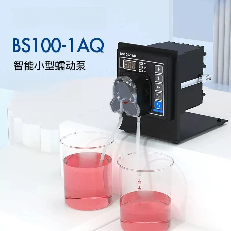 Precision Peristaltic Pump Small Flow Liquid Transfer Device for Laboratory Industrial Use Adjustable Speed Stepping Motor