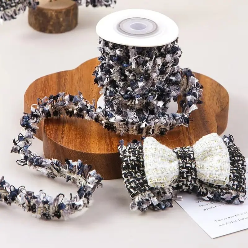 5/10/20M 15mm Webbing Strap Lace Trim Dance Dress Stage Garment Decor Colorful Trimmings Laces Sewing Woven Crafts Materials