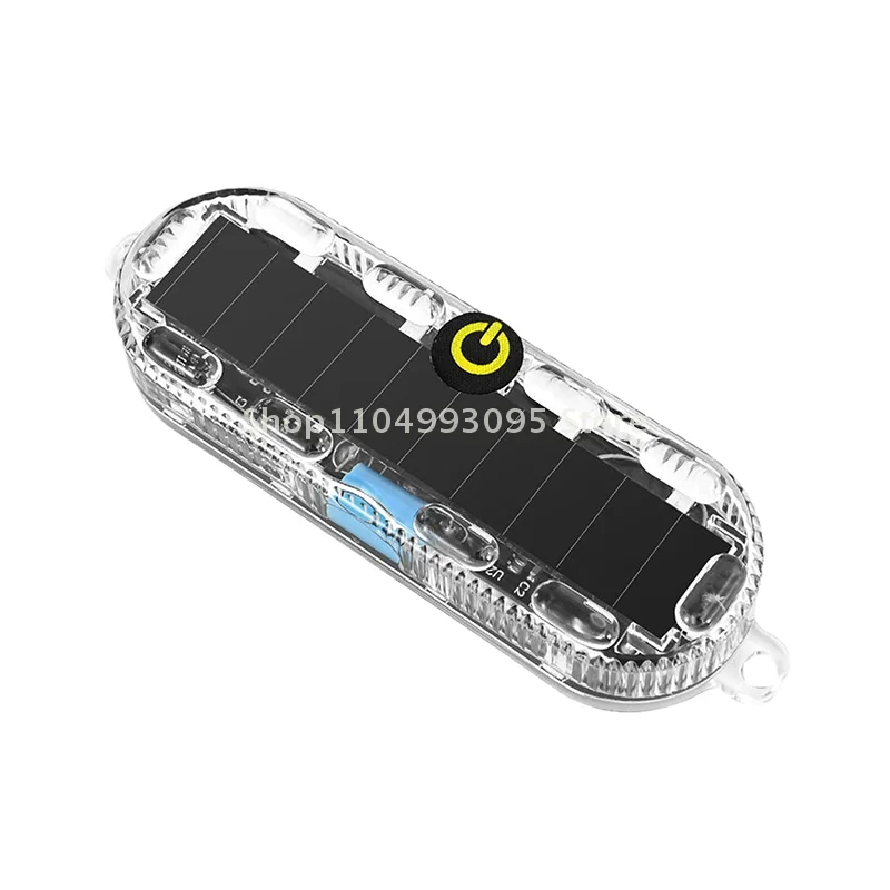 الطاقة الشمسية دراجة نارية LED تحذير ضوء سيارة ليلة ركوب الذيل ضوء مكافحة الخلفية ضوء إحترافي للدراجات النارية دراجة كهربائية