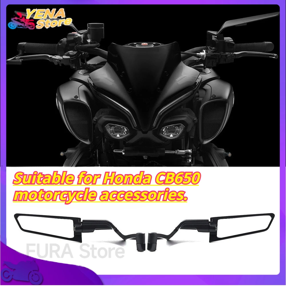 

The invisible wing adjustable rotating rearview mirror for motorcycles is suitable for Honda CB650 motorcycle accessories.
