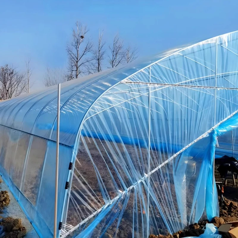

Greenhouse plastic Blue drip-free Thickened greenhouse film Agricultural Anti-aging transparent thickened special