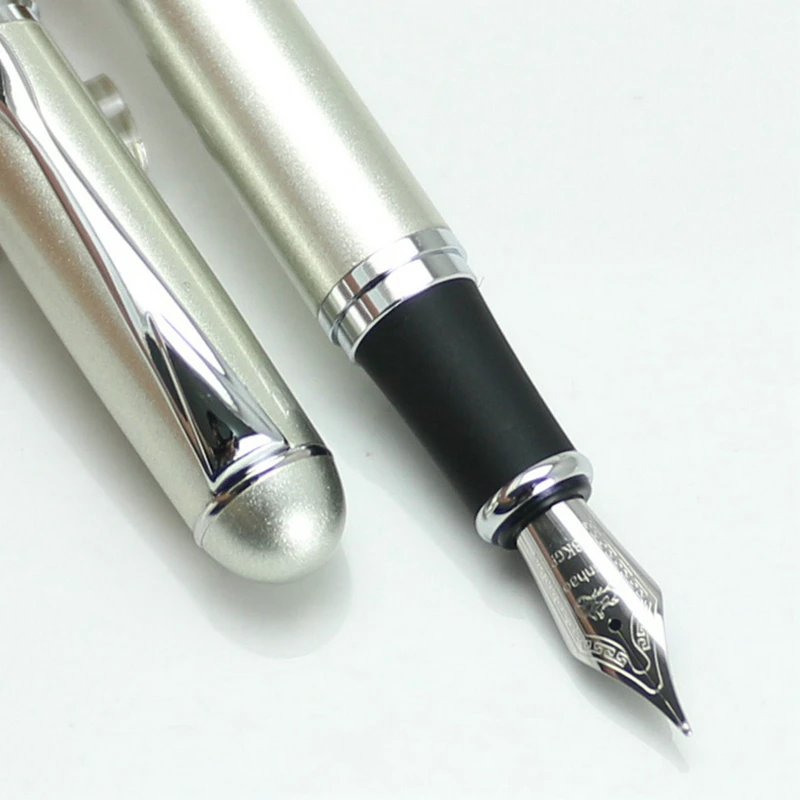 JINHAO X750 Cute Shimmering Black Fountain Ball Pen School Office Stationery Brand Business Gift Writing Refill Pens