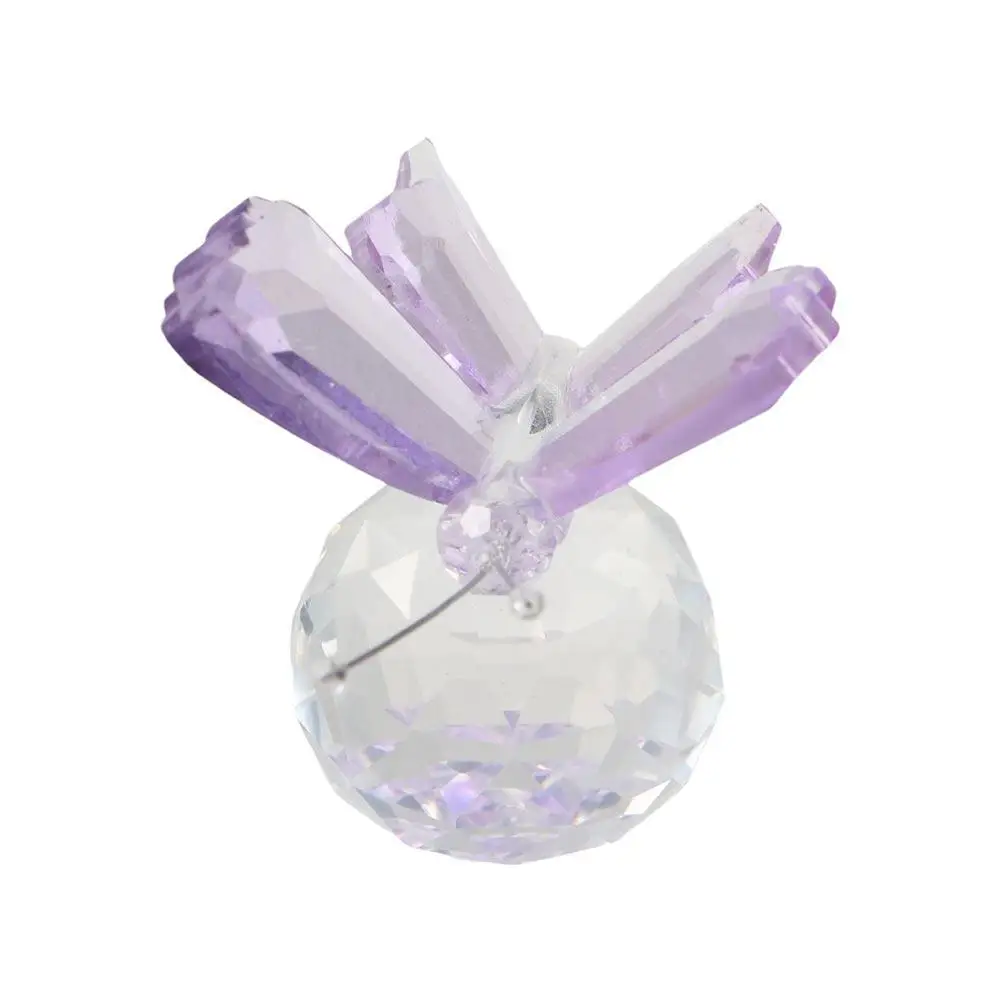 

Multicolor White Crystal Crystal Butterfly Cute Vivid Butterfly Ornament Glass Art Handmade Crystal Crafts Birthday