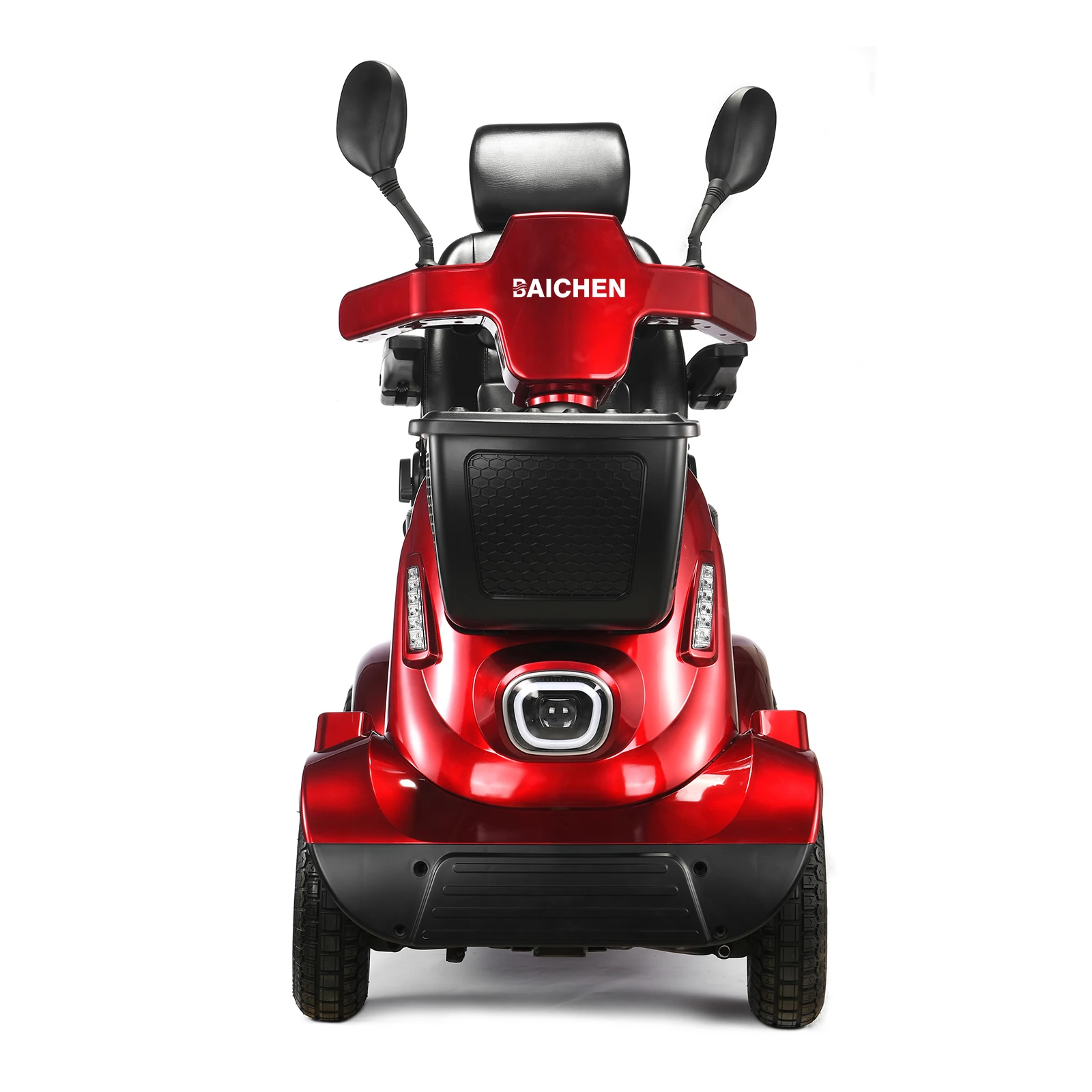 High Power Outdoor Off Road Travel Heavy Duty High Backrest Electric 4 Wheel Mobility Scooters For Adults