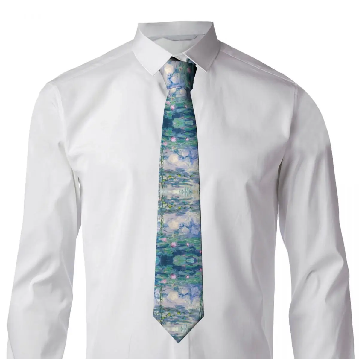 Silk French Painter Art Neck Ties for Office